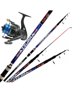 Kolpo Kit Pesca Surfcasting con Canna Fino a 180 gr + Mulinello e Filo Kit da pesca Kolpo