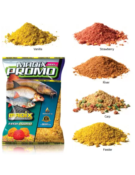 Madix Pastura Promo Alta Qualità Super Attrattiva 800 gr Pastura Pesca al Colpo Madix