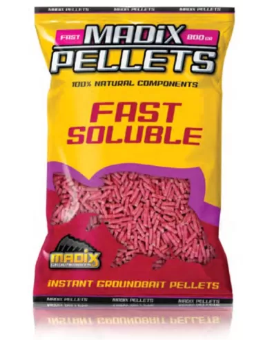 Madix Pellet Fast Soluble Pellet per la Pesca Affondante ad Alta Dissolvibilità 6 mm 800 gr Pellet Madix