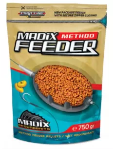 Madix Micro Pellets Metghod Feeder 2 mm Busta da 750 gr Pellet da Pesca Feeder Gara Madix