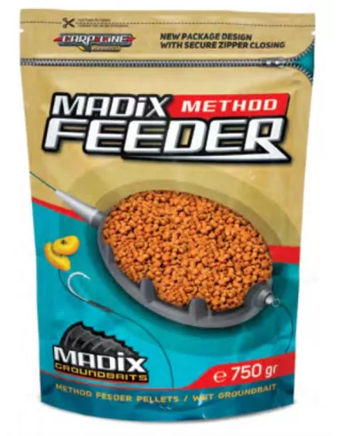 Madix Micro Pellets Metghod Feeder 2 mm Busta da 750 gr Pellet da Pesca Feeder Gara Madix