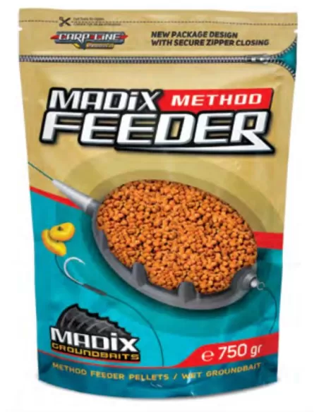 Madix Micro Pellets Metghod Feeder 2 mm Busta da 750 gr Pellet da Pesca Feeder Gara Madix