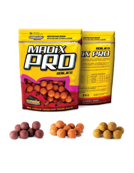 Madix Boilies Pro aHard e Alto Potere Adescante 800gr 16 mm Boilies Madix