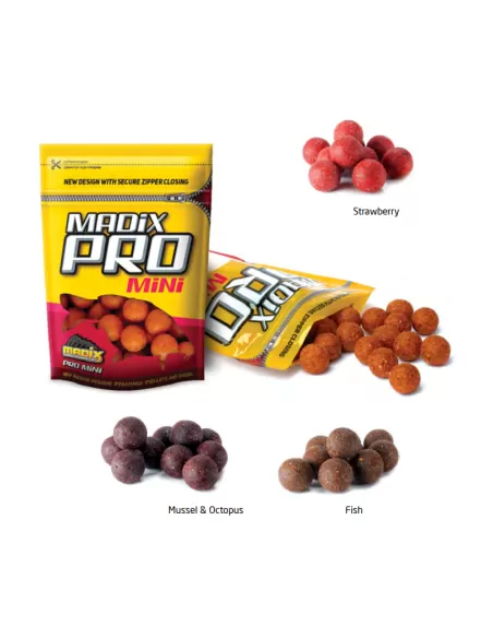 Madix Boilies Pro da Innesco Hard ad Alto Potere Adescante 250gr 16mm Boilies Madix