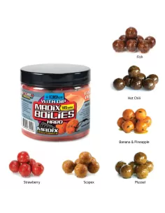 Madix Boilies da Innesco Con Dip Hard ad Alto Potere Adescnte 130 gr 20 mm Boilies Madix