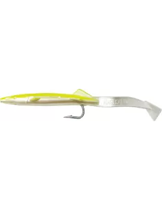 Raglou Esca Siliconica Speciale Traina con Amo 10.5 cm originale colore giallo Esche Artificiali Rapala