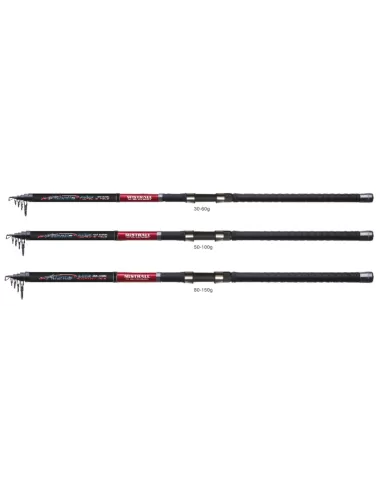 Mistrall Atlantis AllRound Canne da Pesca Telescopiche da Fondo Canne da pesca Mistrall