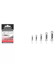 Mistrall Girelle Rolling da Pesca Doppie 10 pz Girelle Mistrall