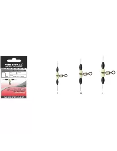Mistrall Rolling Swivel Whit Stopper Beam Attachment Complete 5 pcs