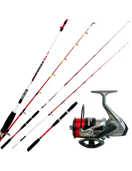 kolpo kit pesca dalla barca bolentino canna concordia one + mulinello nanga + filo Kit da pesca Kolpo