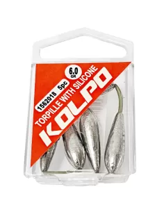 Kolpo Piombo Torpille Super CAlibrate Con Tubino 5pz Piombi Kolpo
