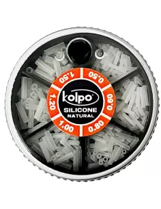 Kolpo Tubini per galleggianti Misure Assortite in Puro Silicone Tubini Guaine Silicone e Pvc Kolpo