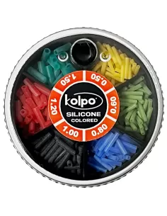 Kolpo Tubini per galleggianti Misure Assortite in Puro Silicone Colorati Tubini Guaine Silicone e Pvc Kolpo