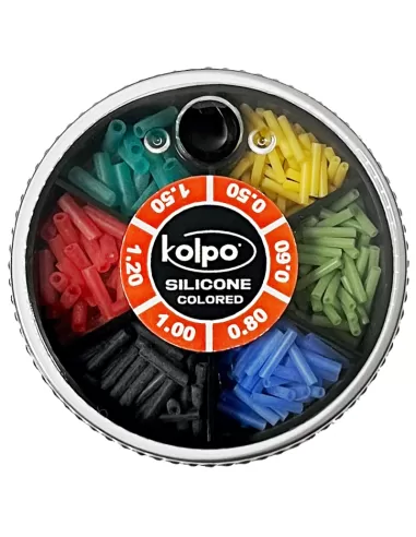 Kolpo Tubini per galleggianti Misure Assortite in Puro Silicone Colorati Tubini Guaine Silicone e Pvc Kolpo