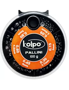 Kolpo Mascot Calibrated Split Shots 100g six sizes