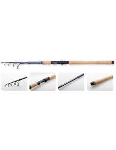 Dam Steelhead Iconic Tele Spin Canna da Pesca Spinning Telescopicain Carbonio 24T  Canne da pesca Dam