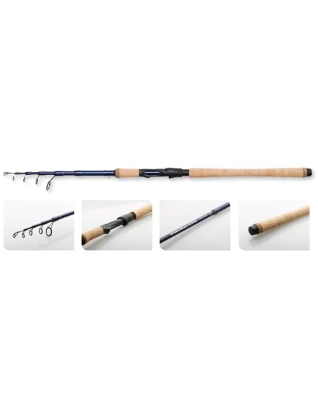 Dam Steelhead Iconic Tele Spin 24T Carbon Telescopic Spinning Fishing Rod