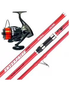 Combo Surfcasting Sele Enterprice 3 sez 4.20mt + Mulinello Nanga Surf Kit da pesca Sele