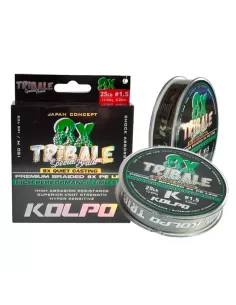 Kolpo Tribale Trecciato 8 Capi Verde 150mt Trecciati Kolpo