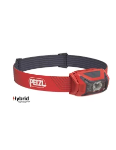 Petzl Actik Lampada Frontale Red 98 gr 450 lumen Lampade da Pesca Frontali Petzl