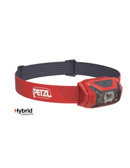 Petzl Actik Lampada Frontale Red 98 gr 450 lumen Lampade da Pesca Frontali Petzl