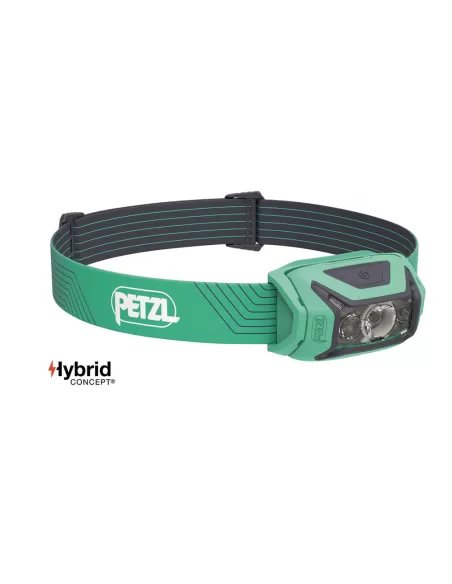 Petzl Actik Lampada Frontale Green 98 gr 450 lumen Lampade da Pesca Frontali Petzl