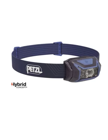Petzl Actik Lampada Frontale Blu 98 gr 450 lumen Lampade da Pesca Frontali Petzl