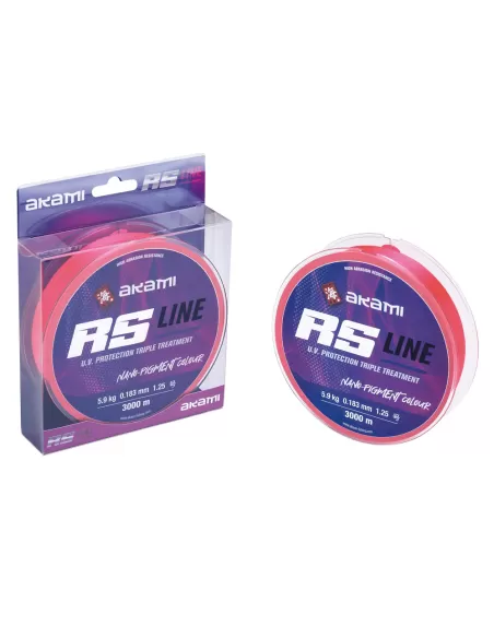 Akami Rs Line Filo da Pesca 3000 mt con Doppio Strato di Silicone Fili da pesca Akami