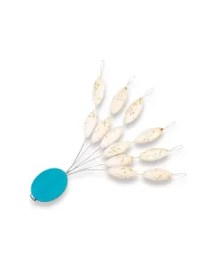 Akami Competition Surf Float Bianchi con Glitter 12 pz Stopper Akami