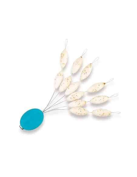 Akami Competition Surf Float Bianchi con Glitter 12 pz Stopper Akami