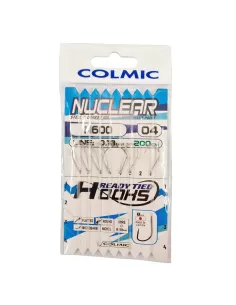 Colmic Ami Nuclear N600 Legati con 200 cm 8 ami Ami da pesca Colmic