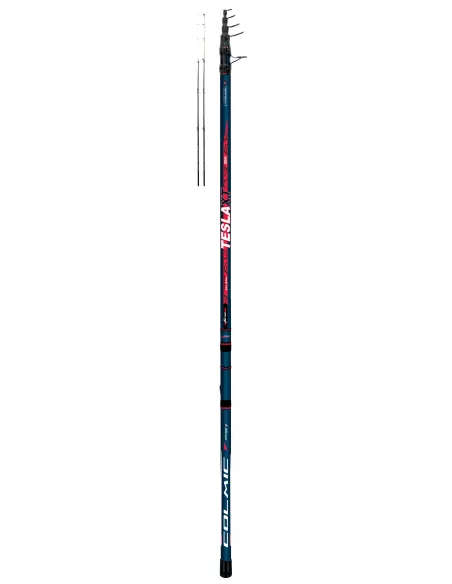 Colmic Tesla XT con 2 fiber Tip Canna Teleregolabile da Barca 3.30-4.00 mt Canne da pesca Colmic