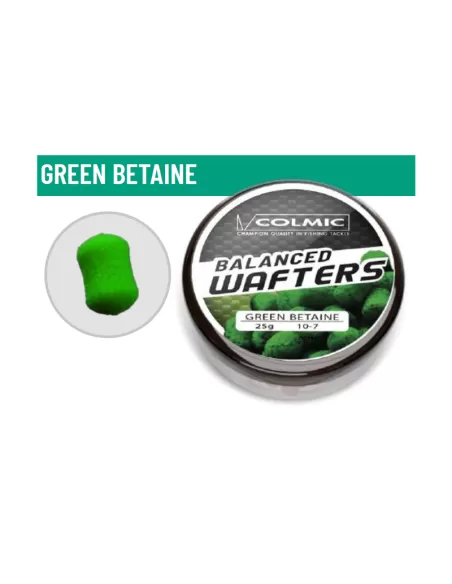 Colmic Balanced Wafters 25 gr Green Betaine Esche Morbide a Galleggiamento Bilanciamento  Pellet Colmic