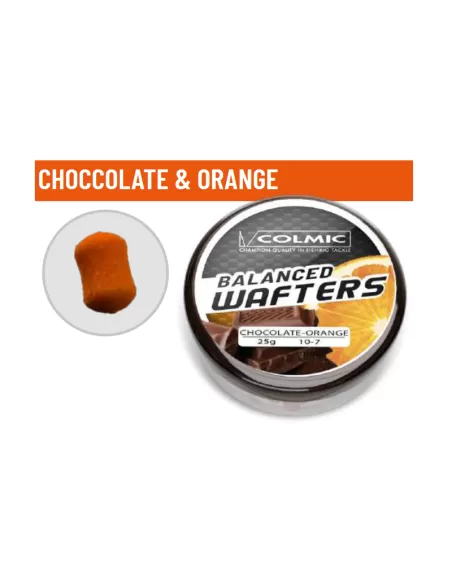 Colmic Balanced Wafters 25 gr Choccolate & Orange Esche Morbide a Galleggiamento Bilanciamento  Pellet Colmic