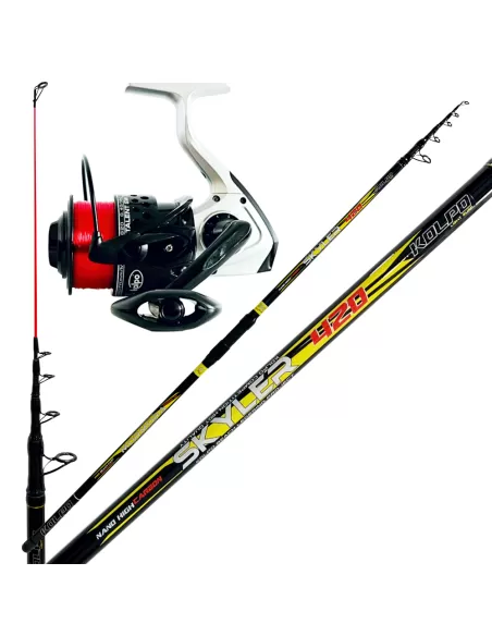 Surfcasting Kit 420 Carbon Rod + Talent Reel with Line - fishing tackle