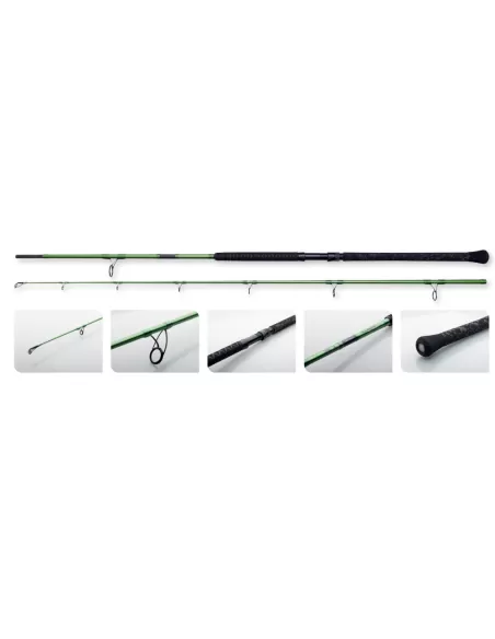 MADCAT Green Heavy Allround Canne da Siluro 2 Sezioni 100-300 gr Canne da pesca Madcat