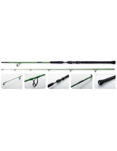 MADCAT Green Deluxe Canne da Siluro 2 Sezioni 150-300 gr Cat-Fishing Madcat
