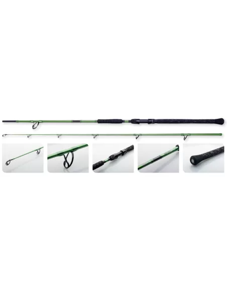 MADCAT Green Deluxe Canne da Siluro 2 Sezioni 150-300 gr Cat-Fishing Madcat