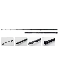 MADCAT Black Close Combat Canna da Siluro 2 Sezioni 50-125 gr Canne da pesca Madcat