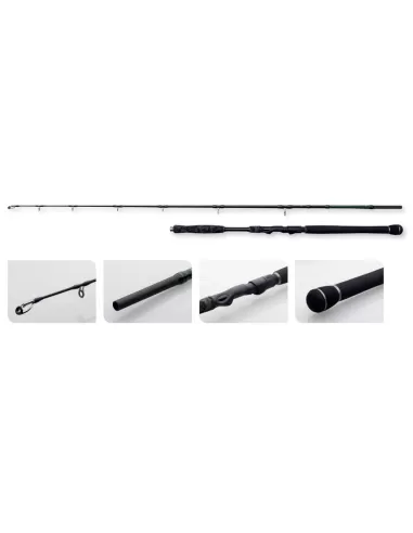 MADCAT Black Close Combat Canna da Siluro 2 Sezioni 50-125 gr Canne da pesca Madcat