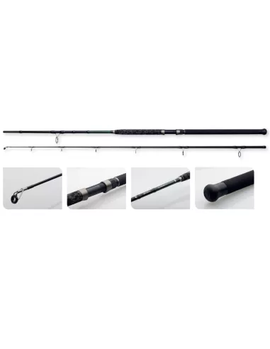 MADCAT Black Allround Canna da Pesca Siluro 2 Sezioni 100-250 gr Canne da pesca Madcat