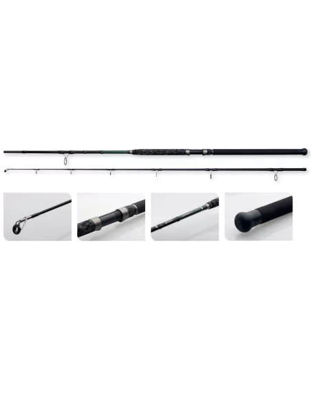 MADCAT Black Allround Canna da Pesca Siluro 2 Sezioni 100-250 gr Canne da pesca Madcat