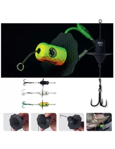 MADCAT A-Static Silent Teaser Artificiale da Pesca Siluri Cat-Fishing Madcat
