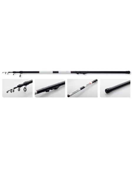 DAM Base-x Adjasta Tele Trout Canna da Pesca Teleregolabile 4 mt Canne da pesca Dam