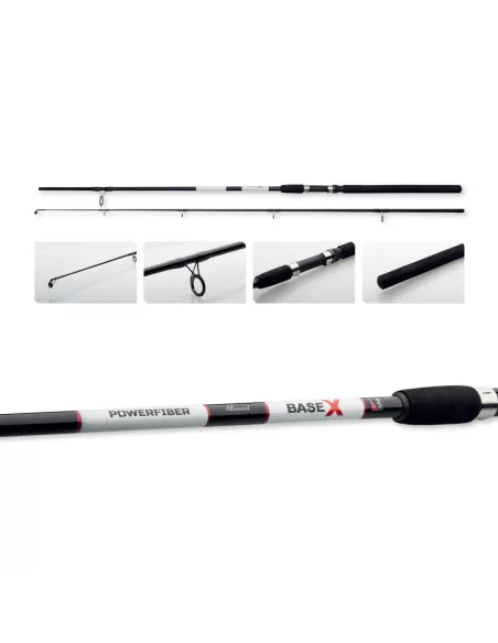 DAM Base-x Allround Canna da Pesca Spinning 2 Sezioni 30-60gr Canne da pesca Dam