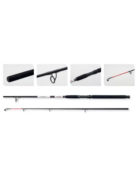 DAM Aqua-x Boat Canne da Pesca Barca Azione Moderate Fast Canne da pesca Dam