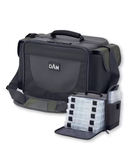 Dam Intenze Tackle Bag Bag with 7 Rigid Boxes