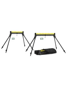 Tubertini Black Kit Rest Supporto Porta Canne Rulli e Rod Rest Tubertini