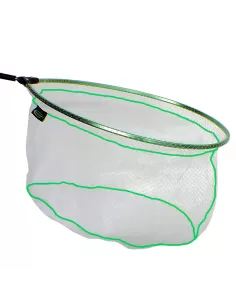 Maver Oval Match Nylon Testa Guadino con Telaio in Alluminio 40x50 cm Teste guadino Maver
