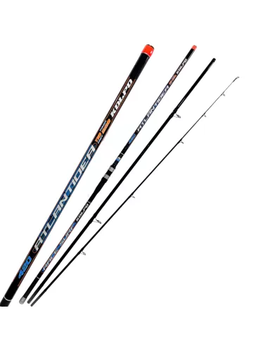 Kolpo Atlantidea Canna da Pesca Surfcasting tre Sezioni in Carbonio 150/220 gr Canne da pesca per professionisti e principian...